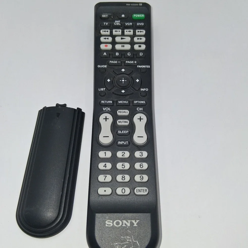 Genuine Sony RM-VZ220 Remote Control Commander Black Replacement Has Been Tested